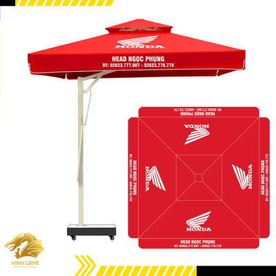 Dù Quảng Cáo Honda – In Logo Honda