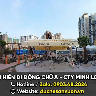 Mái Hiên Di Động Chữ A Minh Long – Giải Pháp Che Nắng Mưa Thông Minh & Sang Trọng Cho Mọi Không Gian