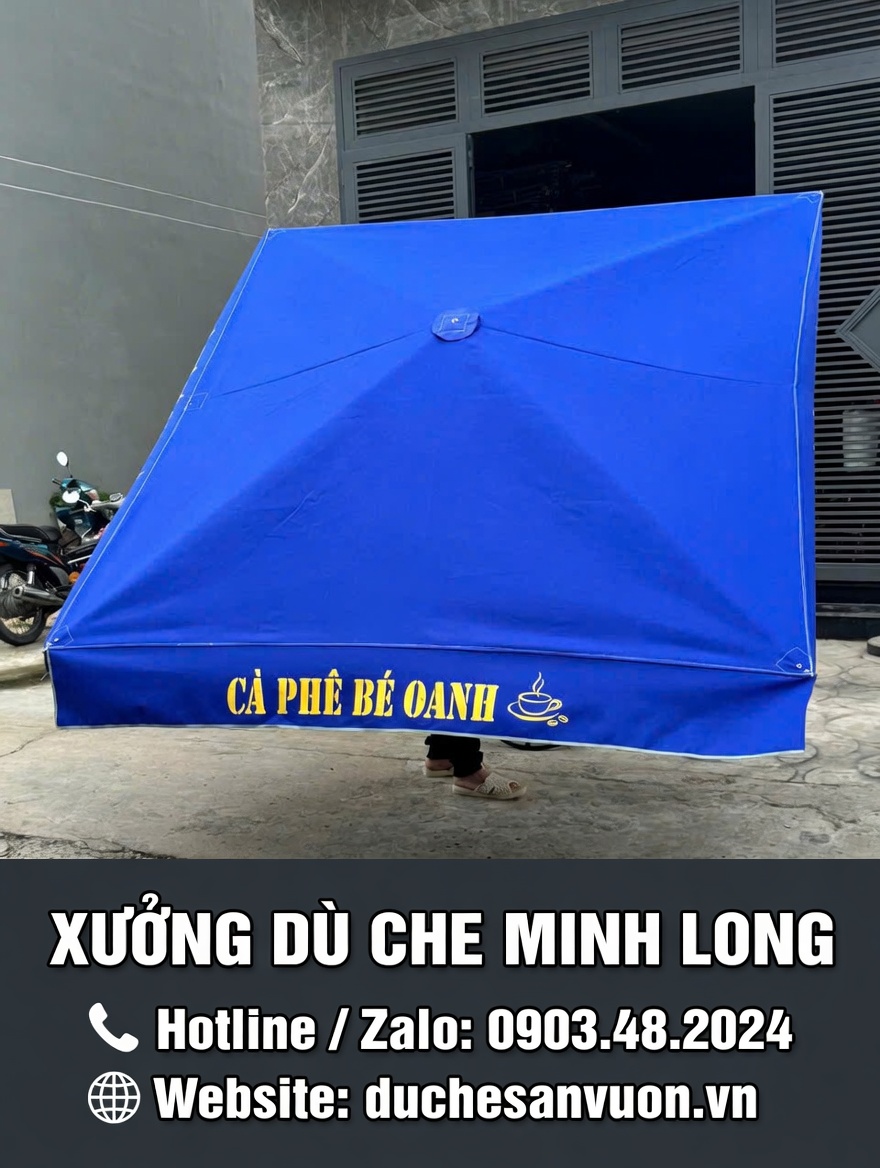 Dù che nắng giá rẻ tại Thủ Đức - mẫu dù chợ thông dụng