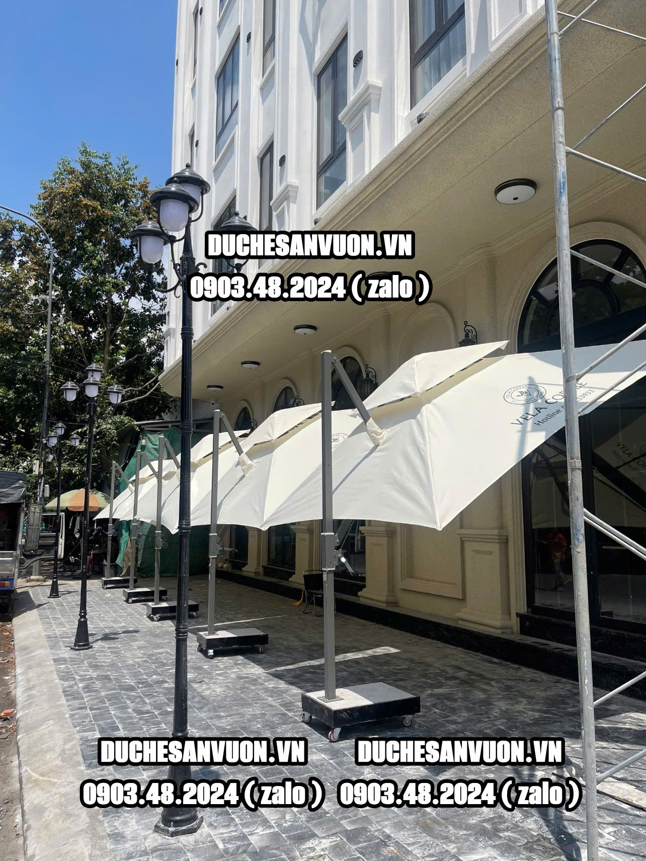 Kinh nghiệm lựa chọn dù che nắng quán cafe cho người mới